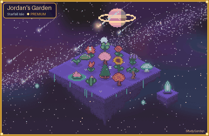 The Cosmic theme with a meteor shower